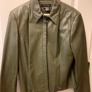 Etcetera leather jacket